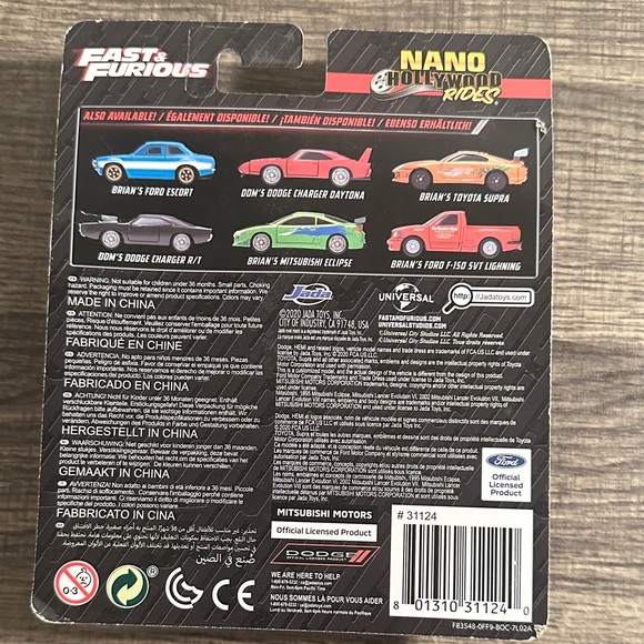 Fast & Furious Nano Hollywood Rides Die-Cast Set - Picture 4 of 4